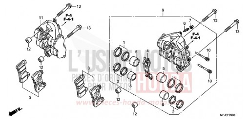 PINZA FRENO ANTERIORE CBR600RAC di 2012
